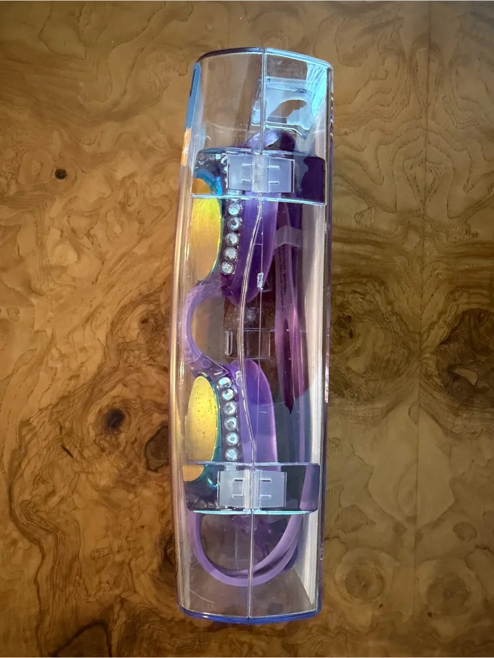 Stephen Joseph Purple Bling Swim Goggles NWT